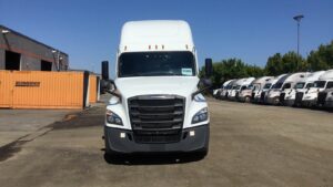 2021 Freightliner Cascadia – 72″ Raised Roof Double Bunk Sleeper, Detroit, Automatic, Battery Powered HVAC with Optimized Idle